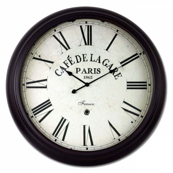 Velké nástenné hodiny retro 93cm