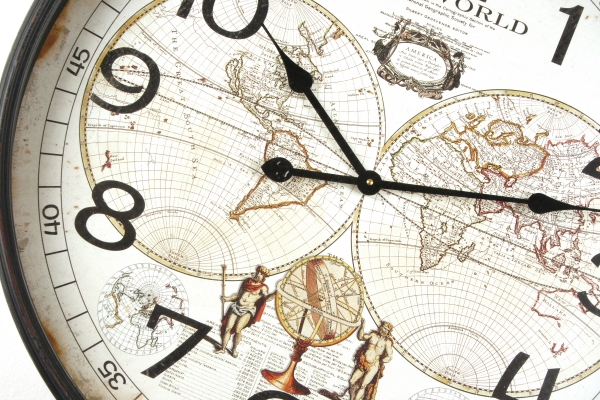 Veľké nástenné hodiny The World 68cm