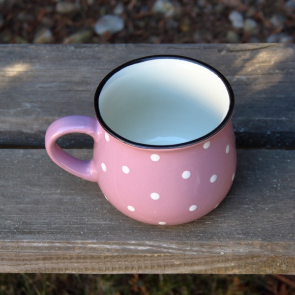 Veľký hrnček vidiecky fialový 770ml