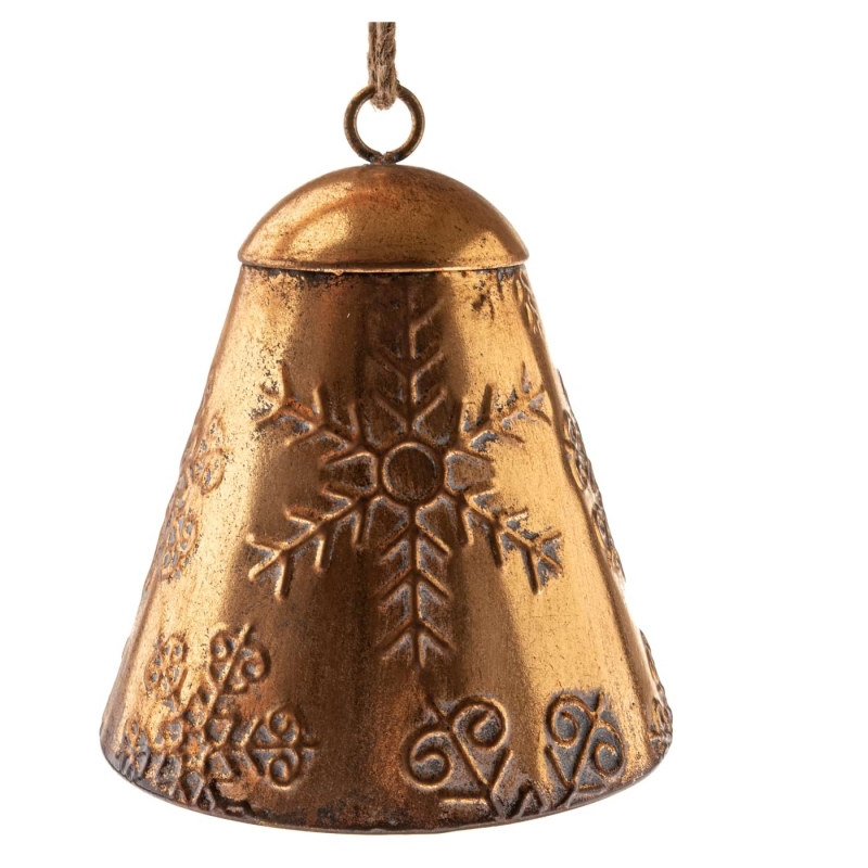 Veľký kovový zvonček Zorana 25 x 22 x 22 cm