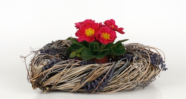 Veniec levanduľa srdce 33cm