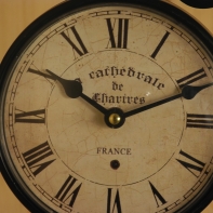 Vonkajšie hodiny Cathedrale de Chartres FRANCE