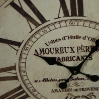 Vonkajšie hodiny nástenné do reštaurácie priemer 70cm