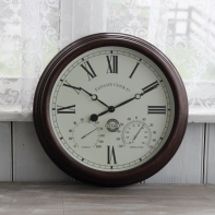 Vonkajšie hodiny s Hydrometre a teplomerom 32cm