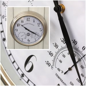 Vonkajšie hodiny s vlhkomerom a teplomerom 38,4cm