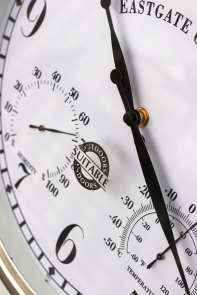 Vonkajšie hodiny s vlhkomerom a teplomerom 38,4cm