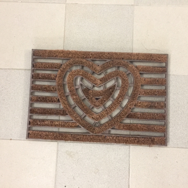 Vonkajšia rohožka litina s kokosovým vláknem