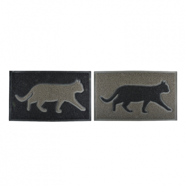 Vonkajšia rohožka s mačkou