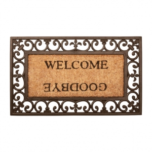 Vonkajšia rohožka Welcome / Goodbye 75,5x44,5x2,4cm