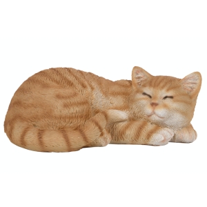Vonkajšia socha spiaca mačka 29cm