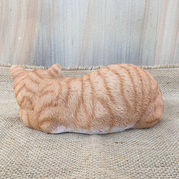 Vonkajšia socha spiaca mačka 29cm