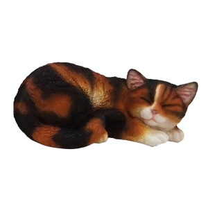 Vonkajšia socha spiaca mačiatko 29cm