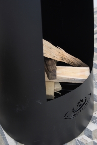 Vonkajší terasový krb