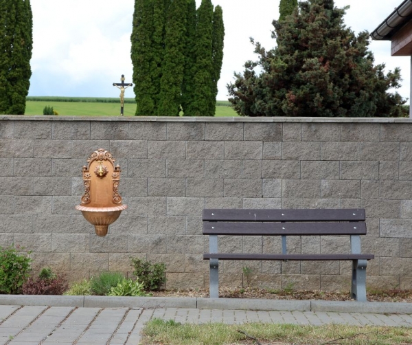 Vonkajšie umývadlo - medený odtieň 61 x 38 x 18 cm