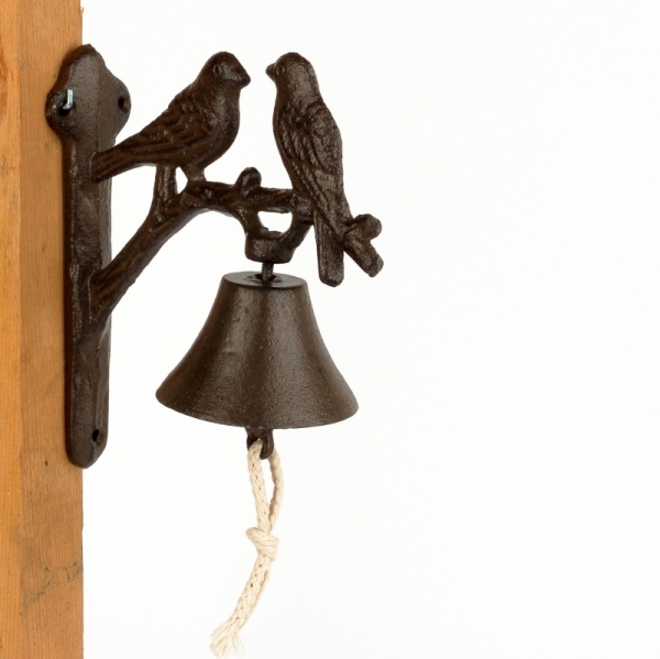 Vonkajší zvonček dva vtáky 18,5cm