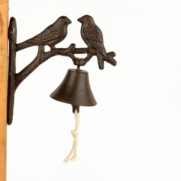 Vonkajší zvonček dva vtáky 18,5cm