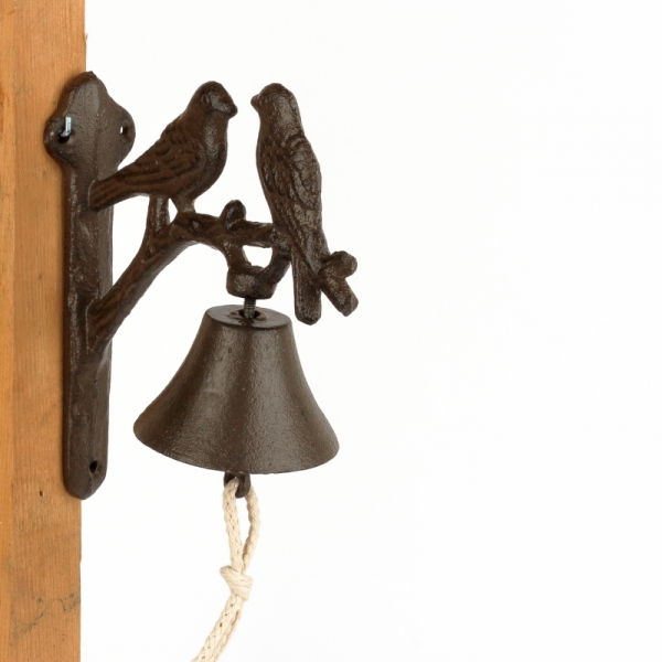 Vonkajší zvonček dva vtáky 18,5cm