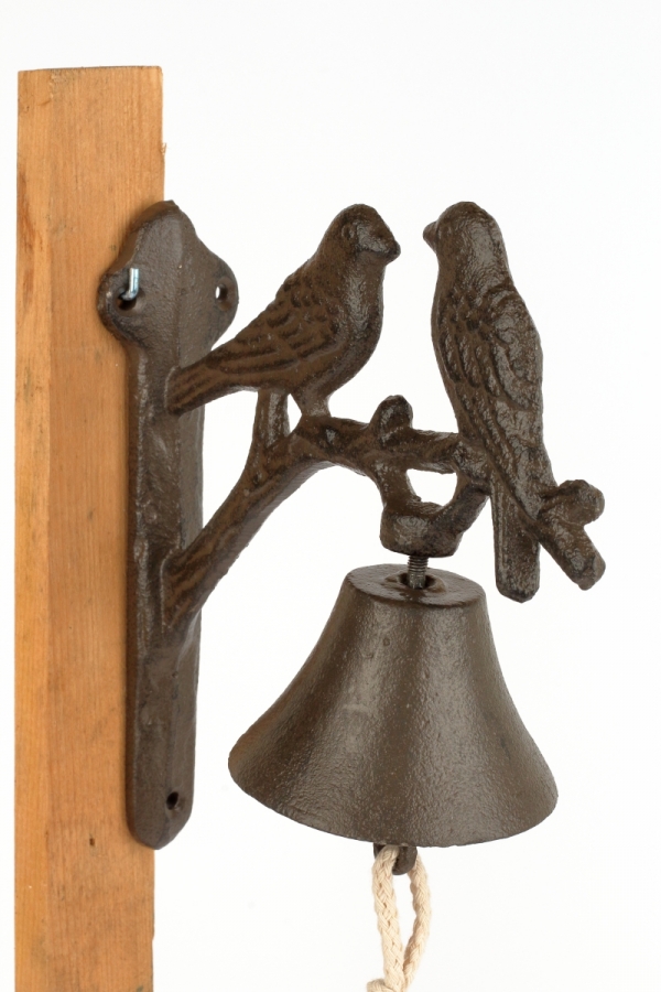 Vonkajší zvonček dva vtáky 18,5cm