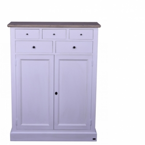 Vidiecka komoda 5 + dvierka 98x130x38cm