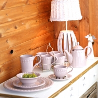 Vidiecka komoda drevená biela Palace 110x87x40cm