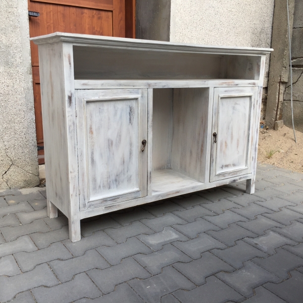 Vidiecka komoda s patinou 87x125x39cm