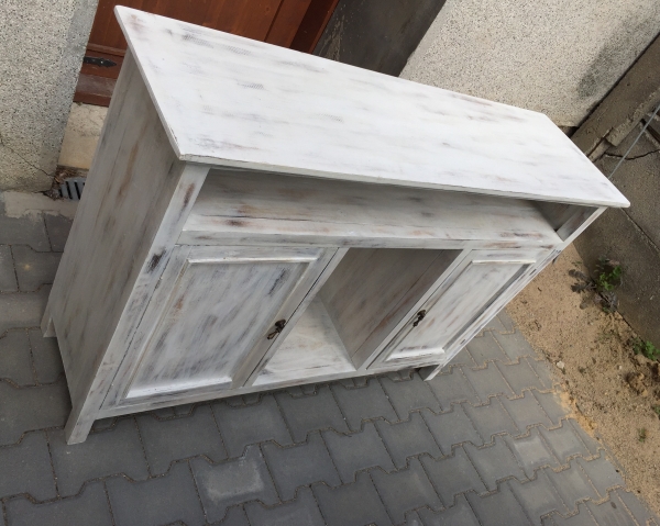 Vidiecka komoda s patinou 87x125x39cm