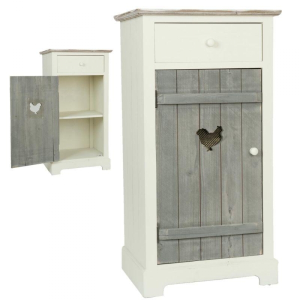 Vidiecka komoda sa sliepkou 45x35x85cm