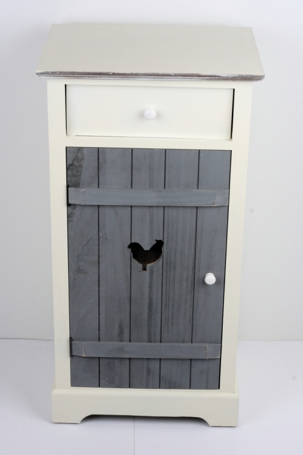 Vidiecka komoda sa sliepkou 45x35x85cm