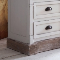 Vidiecka komoda s tromi zásuvkami 50x67x36cm