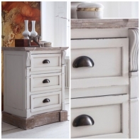 Vidiecka komoda s tromi zásuvkami 50x67x36cm