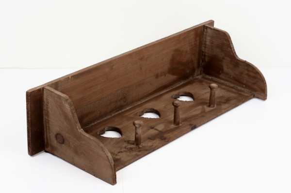 Vidiecka police do kuchyne s háčikmi 60x20x15cm