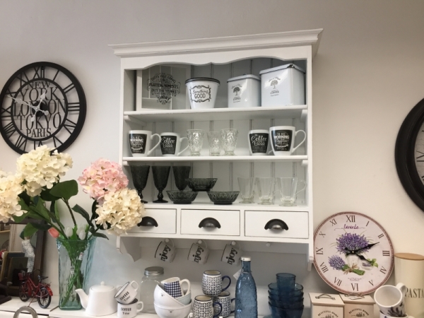 Vidiecka police do kuchyne so zásuvkami 88x95x28cm