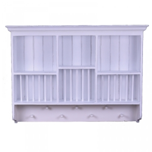 Vidiecka polica na taniere 125x92x27cm - VYŘAZENO