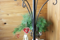 Vešiak do predsiene kovový čierny Provence 173cm