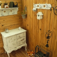 Vešiak do predsiene - srdca 56cm