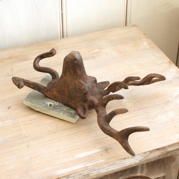 Vešiak dvojháčik jeleň 25x22cm