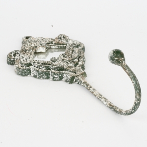 Vešiak háčik  starobylý so zrkadlom 21,5cm