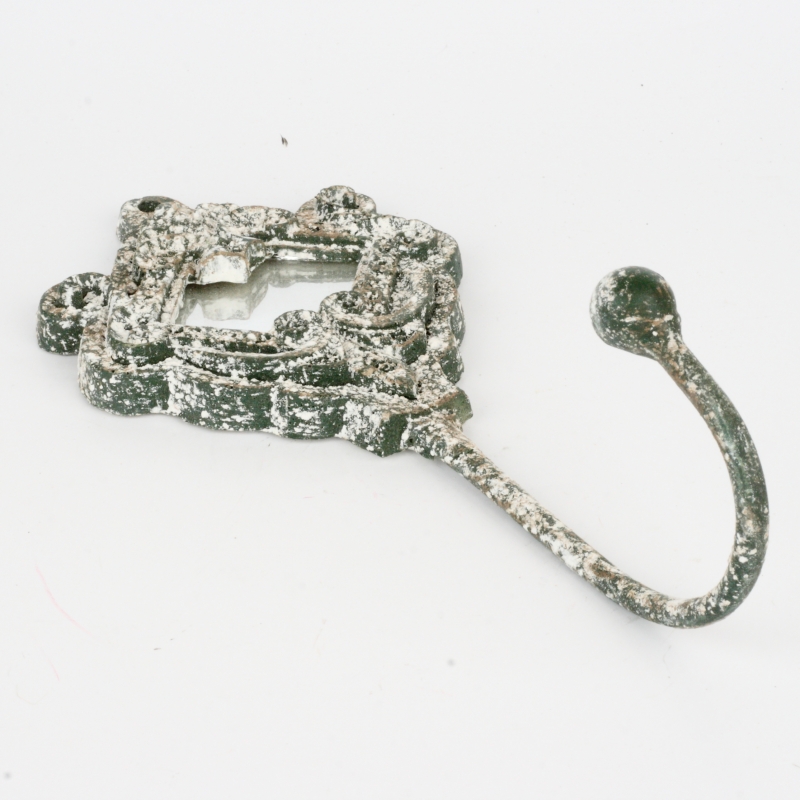 Vešiak háčik  starobylý so zrkadlom 21,5cm