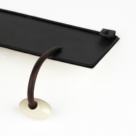 Vešiak kovový ruže 27x17cm