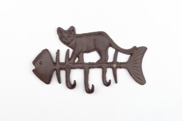 Vešiak na kľúče a vodítko mačka 19,3x4,8x18,3cm