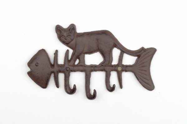 Vešiak na kľúče a vodítko mačka 19,3x4,8x18,3cm