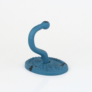 Vešiak na kľúče retro modrý 8,5x6cm