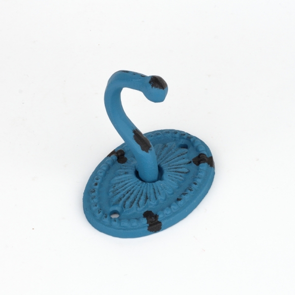 Vešiak na kľúče retro modrý 8,5x6cm