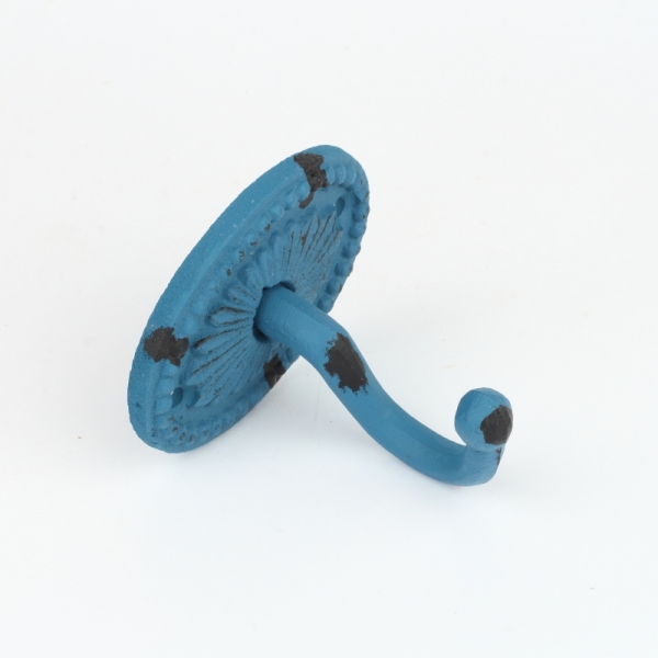 Vešiak na kľúče retro modrý 8,5x6cm