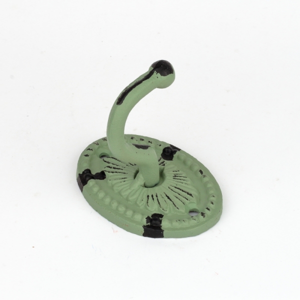 Vešiak na kľúče retro zelený 8,5x6cm