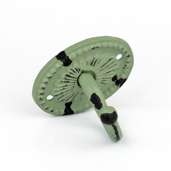 Vešiak na kľúče retro zelený 8,5x6cm