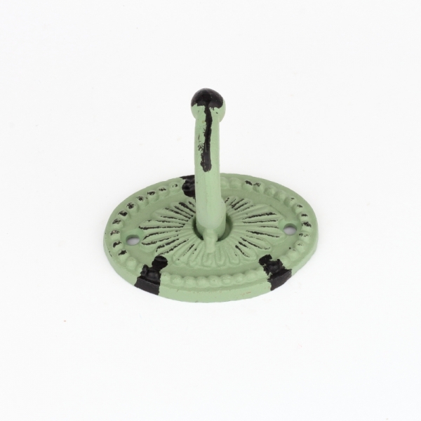 Vešiak na kľúče retro zelený 8,5x6cm