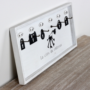 Vešiak na kľúče s číslami 51x23cm 