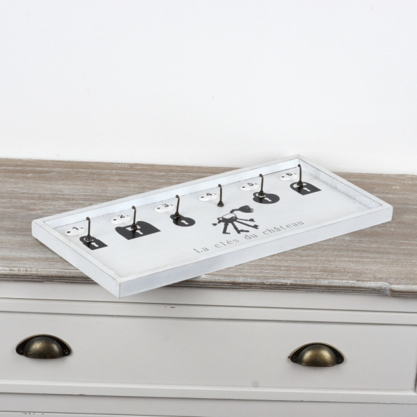 Vešiak na kľúče s číslami 51x23cm