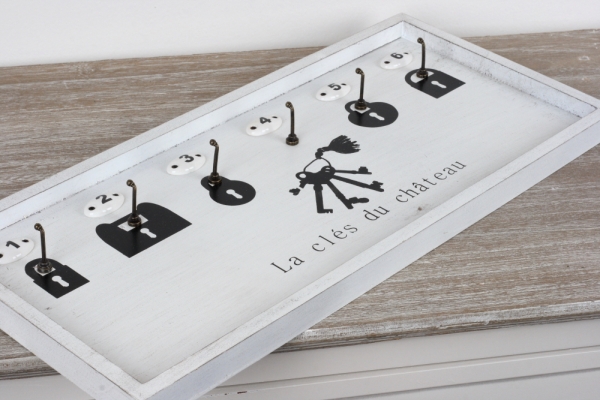 Vešiak na kľúče s číslami 51x23cm